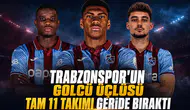 Trabzonspor'un golcü üçlüsü tam 11 takımı geride bıraktı