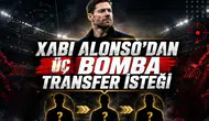 Xabi Alonso’dan üç bomba transfer isteği