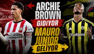 Archie Brown gidiyor, Mauro Junior geliyor