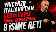 Vincenzo Italiano'dan Geniş Çaplı Kadro Operasyonu:9 İsime Ret!