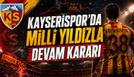 Kayserispor'da Milli Yıldızla Devam Kararı