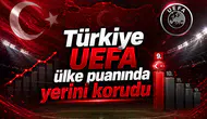 Türkiye UEFA ülke puanında yerini korudu