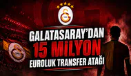 Galatasaray'dan 15 milyon euroluk transfer atağı