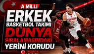 A Milli Erkek Basketbol Takımı dünya sıralamasındaki yerini korudu