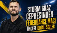 Sturm Graz Cephesinden Fenerbahçe Maçı Öncesi İddialı Sözler