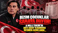 Bizim Çocuklar Sahaya İniyor! A Milli Takım'ın Dev Aday Kadrosu Resmen Açıklandı...