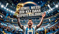 LIONEL MESSI BİR KEZ DAHA KUPAYI KALDIRDI”.
