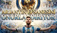 Messi için statlarda saygı duruşu