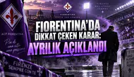 FIORENTINA’DA DİKKAT ÇEKEN KARAR: AYRILIK AÇIKLANDI