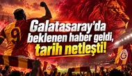 Galatasaray'da beklenen haber geldi, tarih netleşti!