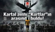 Kartal avını "Kurtlar"ın arasında buldu!