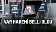 Eyüpspor maçının kritik VAR hakemi belli oldu!