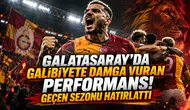 Galatasaray'da galibiyete damga vuran performans! Geçen sezonu hatırlattı