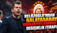 Belözoğlu'ndan Galatasaray mağlubiyeti sonrası değişiklik itirafı