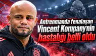 Antrenmanda fenalaşan Vincent Kompany'nin hastalığı belli oldu