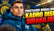 Cristiano Ronaldo kadro dışı bırakıldı