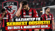 Gaziantep FK Serbest Düşüşte! Üst Üste 4. Mağlubiyet Geldi...