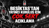 Beşiktaş'tan yayıncı kuruluş için çok sert açıklama