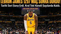 LeBron James 1297 maç sonra durdu!