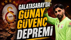 Galatasaray'da Günay Güvenç depremi