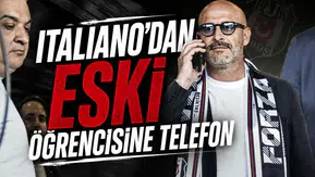 Italiano'dan eski öğrencisine telefon