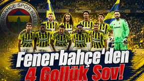 Fenerbahçe'den 4 Gollük Şov!