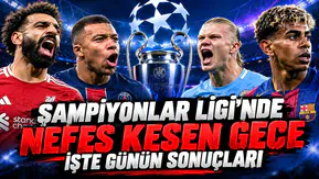 Şampiyonlar Ligi'nde nefes kesen gece İşte günün sonuçları