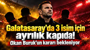 Galatasaray'da 3 isim için ayrılık kapıda! Okan Buruk'un kararı bekleniyor