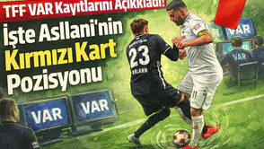 TFF VAR kayıtlarını açıkladı! İşte Asllani'nin kırmızı kart pozisyonu