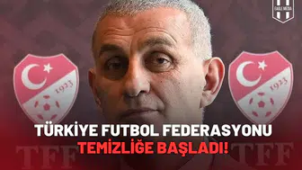 Türkiye Futbol Federasyonu kendi bahçesinde temizliğe başladı