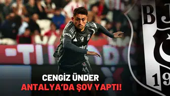 Cengiz Ünder Antalya’da şov yaptı