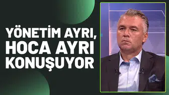 Yönetim ayrı, hoca ayrı konuşuyor