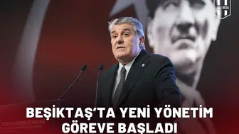 Beşiktaş’ta yeni yönetim göreve başladı