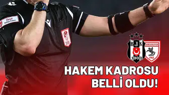 Beşiktaş – Samsunspor Maçının hakem kadrosu belli oldu