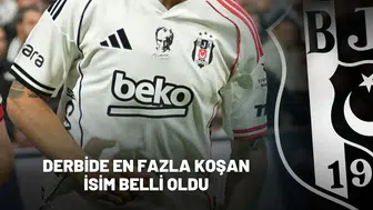 Beşiktaş-Fenerbahçe derbisinin en fazla koşan ismi belli oldu