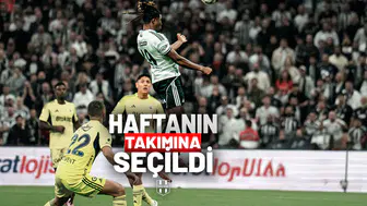Beşiktaş'ın Yıldızı, Haftanın Takımına Seçildi