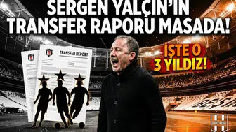 Sergen Yalçın'ın transfer raporu masada! İşte o 3 yıldız