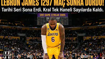 LeBron James 1297 maç sonra durdu!