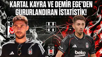 Kartal Kayra ve Demir Ege'den gururlandıran istatistik!