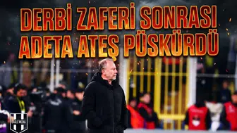 Sergen Yalçın derbi zaferi sonrası adeta ateş püskürdü