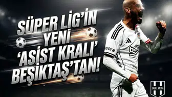 Süper Lig'in yeni "Asist Kralı" Beşiktaş'tan!