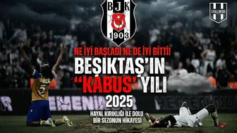 Ne iyi başladı ne de iyi bitti! Beşiktaş'ın 'kabus' yılı