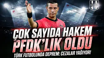 TFF'den bahis operasyonu! Çok sayıda hakem PFDK'lık oldu