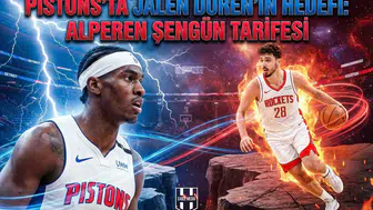 Pistons'ta Jalen Duren'ın Hedefi: Alperen Şengün Tarifesi