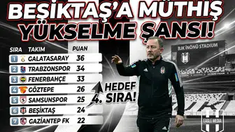Beşiktaş’a müthiş yükselme şansı