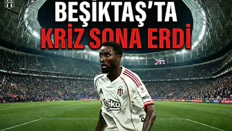 Dev maç öncesi beşiktaşta kriz sona erdi