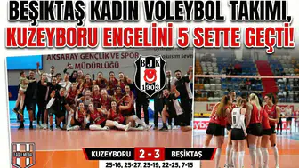 Beşiktaş Kadın Voleybol Takımı, Kuzeyboru engelini 5 sette geçti!