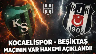 Kocaelispor - Beşiktaş maçın var hakemi açıklandı!