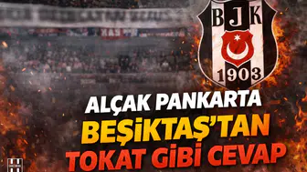 YUNANİSTAN'DAKİ ALÇAK PANKARTA BEŞİKTAŞ'TAN TOKAT GİBİ CEVAP!