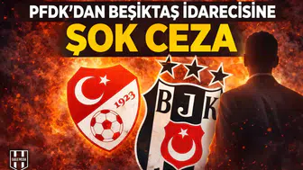 PFDK'dan Beşiktaş idarecisine şok ceza